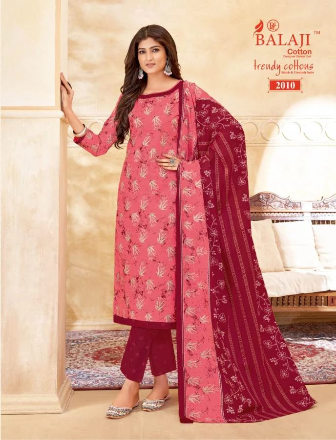 Balaji Trendy Cotton Vol-2 - Dress Material